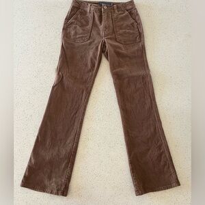 Elegant Brown Flare Pants
